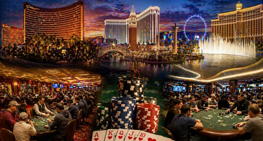 WSOP 2026 против Wynn и Venetian: где летом в Вегасе сильнее расписание для игроков